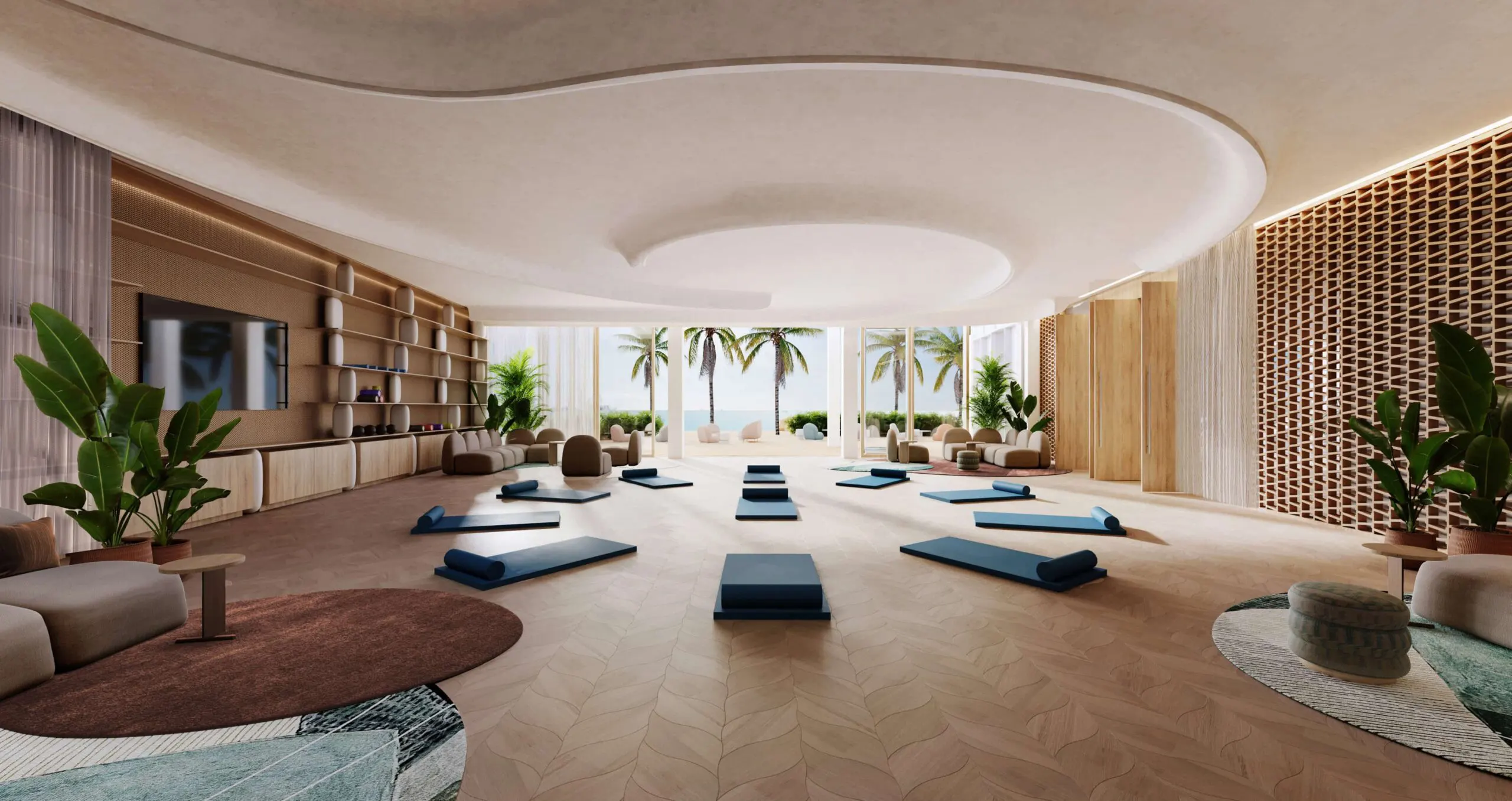 Miraval wellness and meditation room